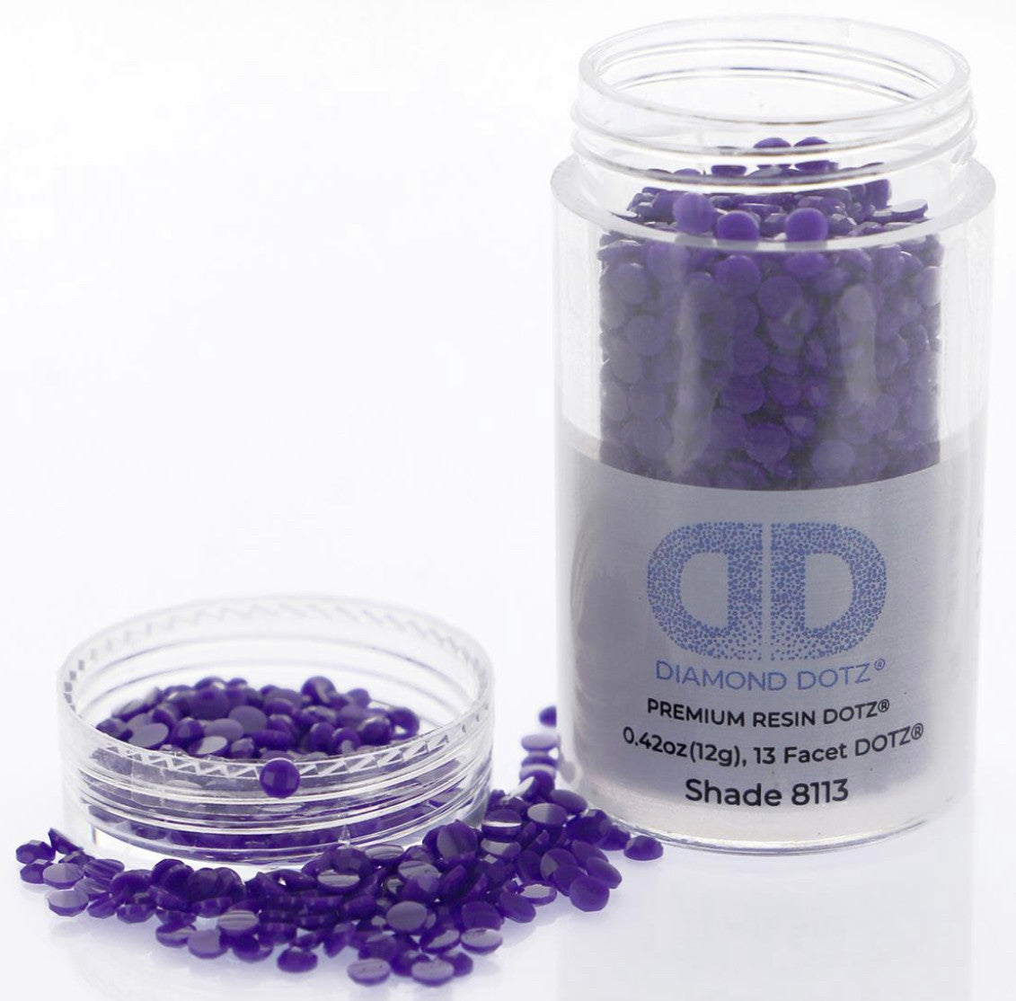 Gemas de estilo libre Diamond Dotz 2,8 mm 12 g genciana 8113
